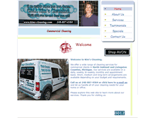 Tablet Screenshot of kims-cleaning.com